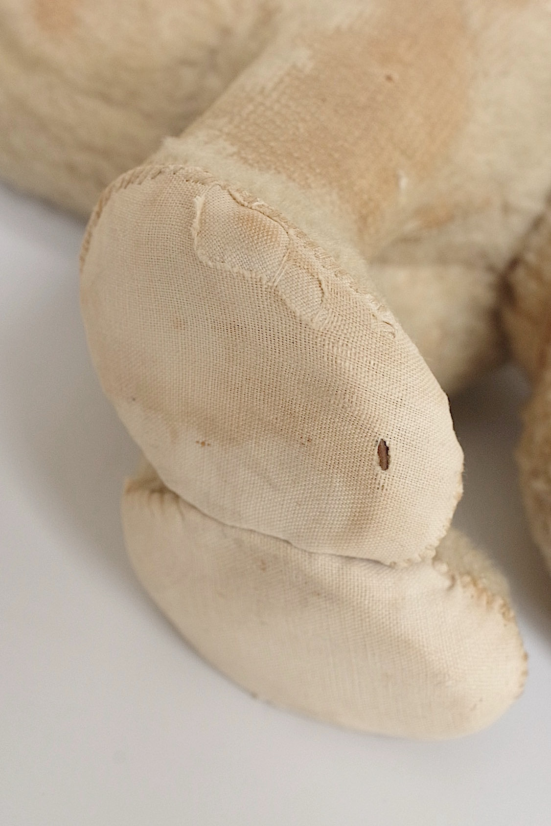 アンティーク雑貨　peluche antique アンティークシロクマ .FR a l'epoque