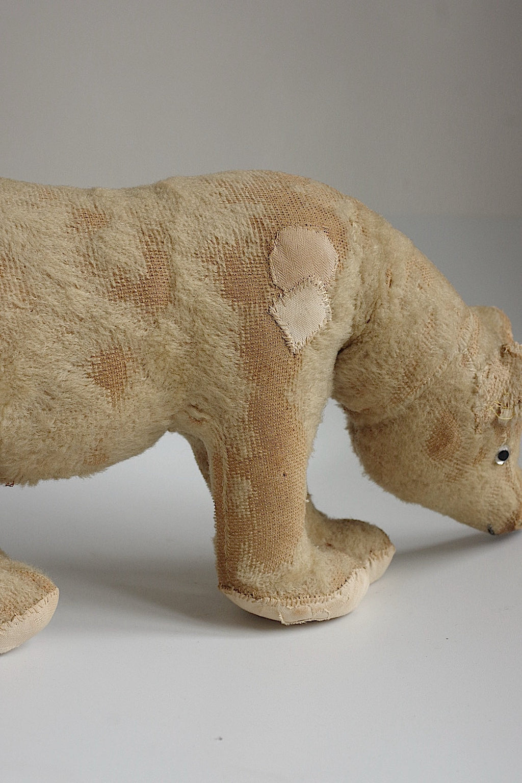 アンティーク雑貨　peluche antique アンティークシロクマ .FR a l'epoque