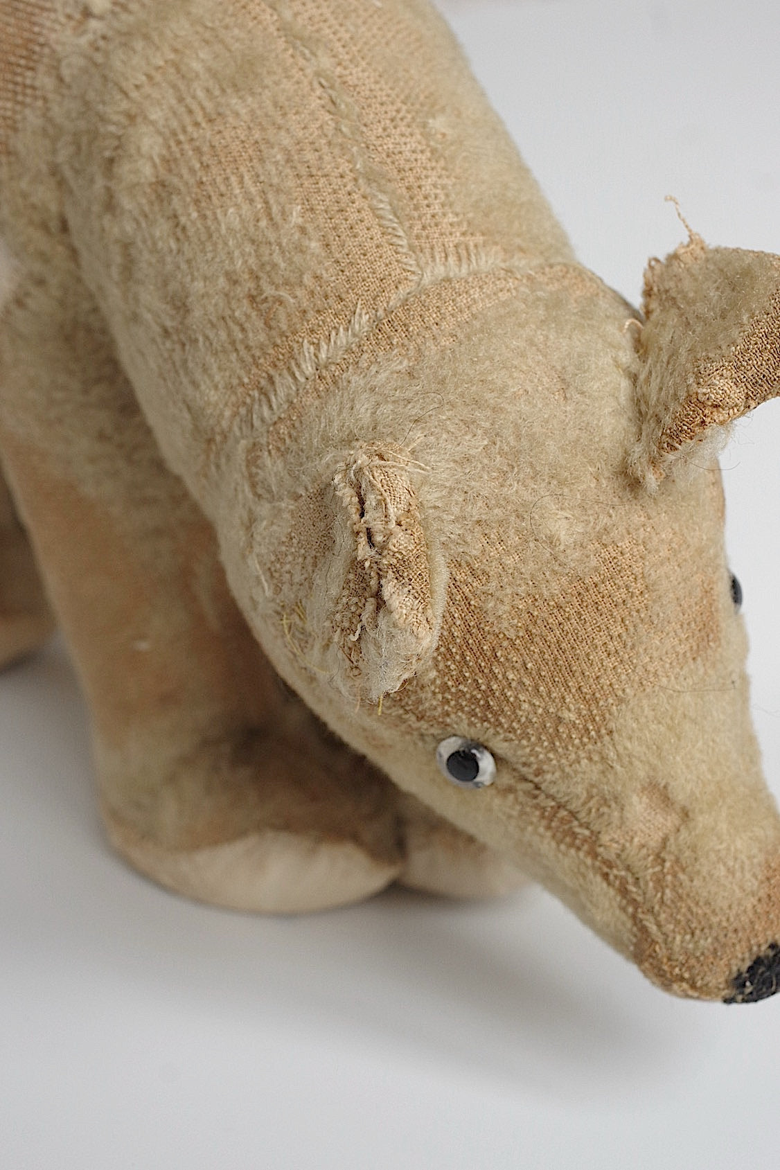 アンティーク雑貨　peluche antique アンティークシロクマ .FR a l'epoque