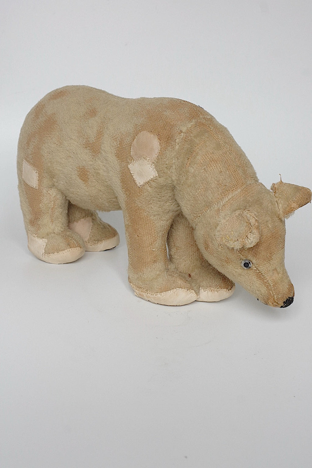アンティーク雑貨　peluche antique アンティークシロクマ .FR a l'epoque