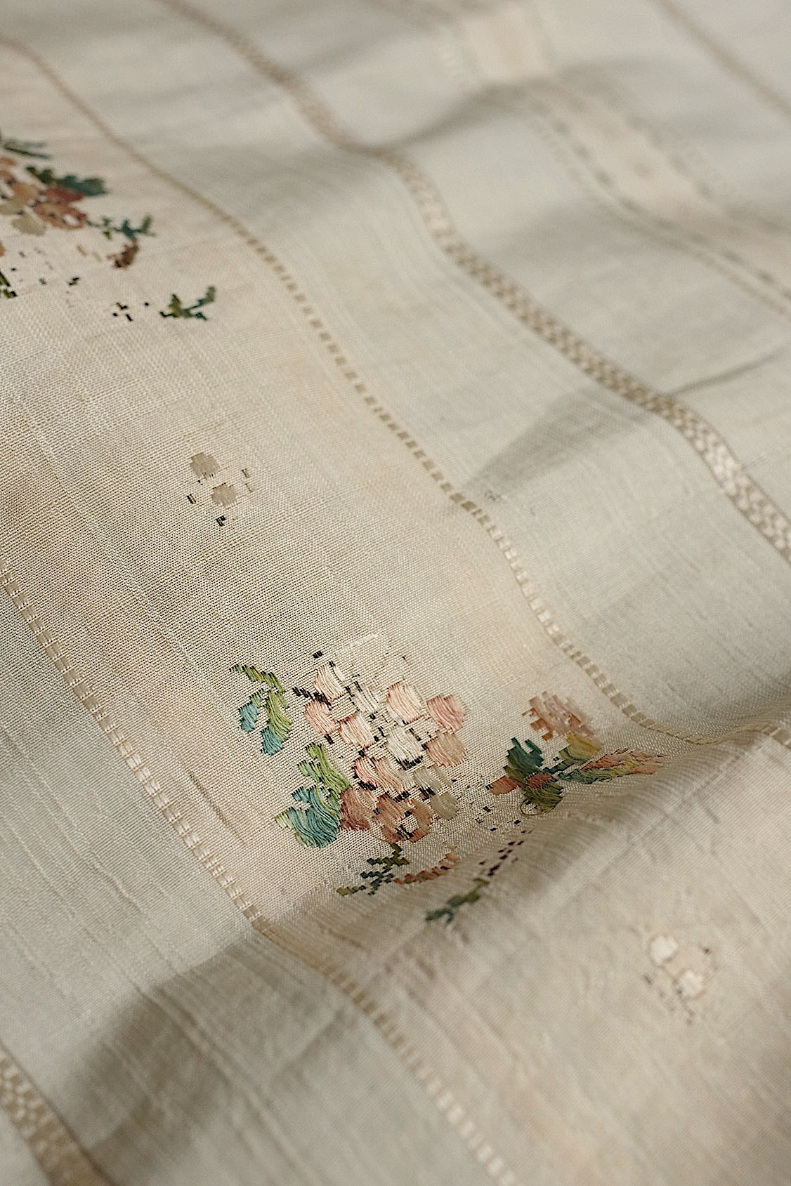 アンティーク生地　tissu antique アンティークシルク生地1 .FR a l'epoque