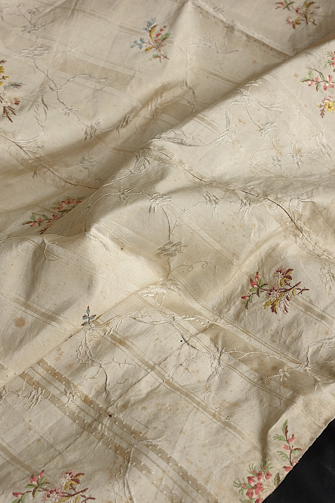 アンティーク生地　tissu antique アンティークシルク生地2 .FR a l'epoque