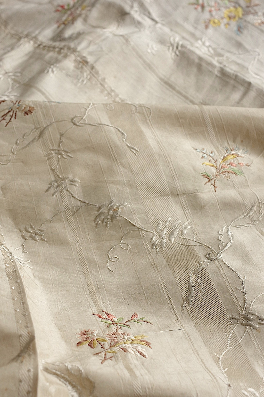 アンティーク生地　tissu antique アンティークシルク生地2 .FR a l'epoque