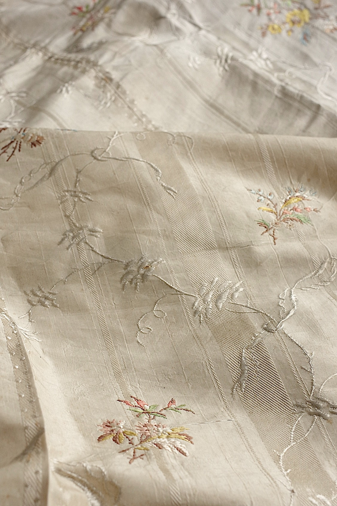 アンティーク生地　tissu antique アンティークシルク生地2 .FR a l'epoque