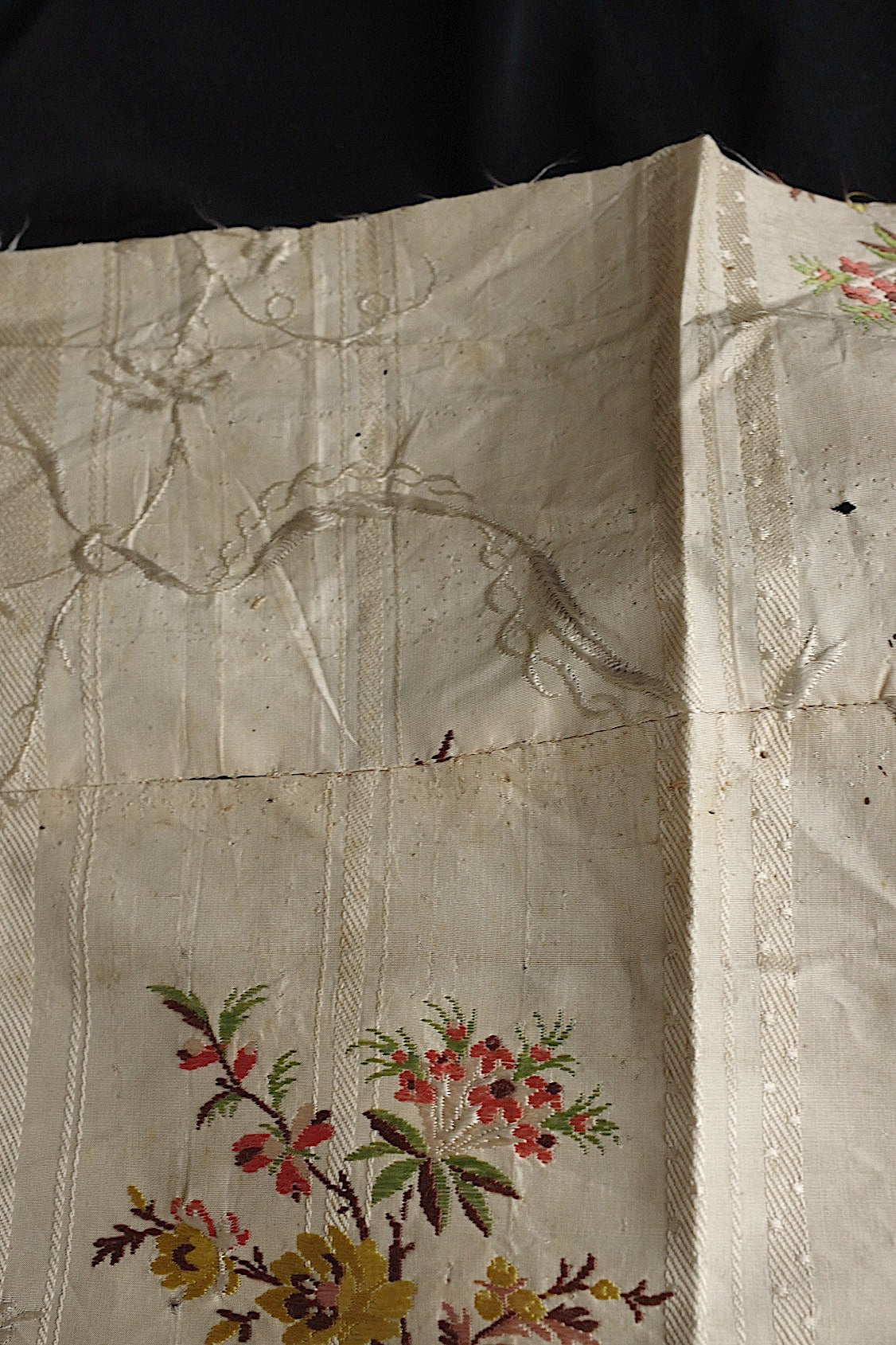 アンティーク生地　tissu antique アンティークシルク生地2 .FR a l'epoque