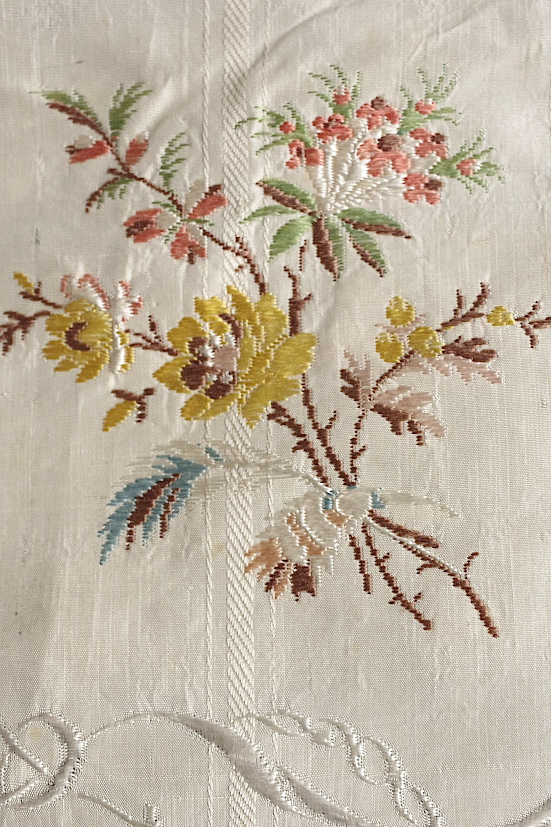 アンティーク生地　tissu antique アンティークシルク生地2 .FR a l'epoque