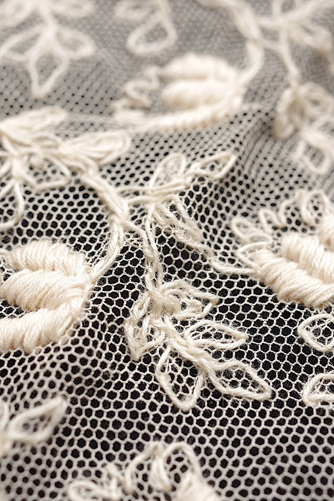 アンティークレース　dentelle antique アンティークレース　生地 .FR a l'epoque