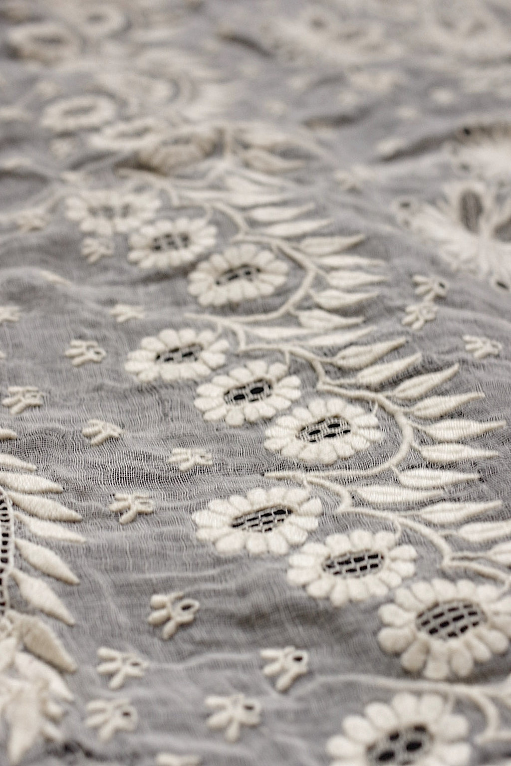 アンティークレース　dentelle antique アンティークレース　刺繍ケープ .FR a l'epoque
