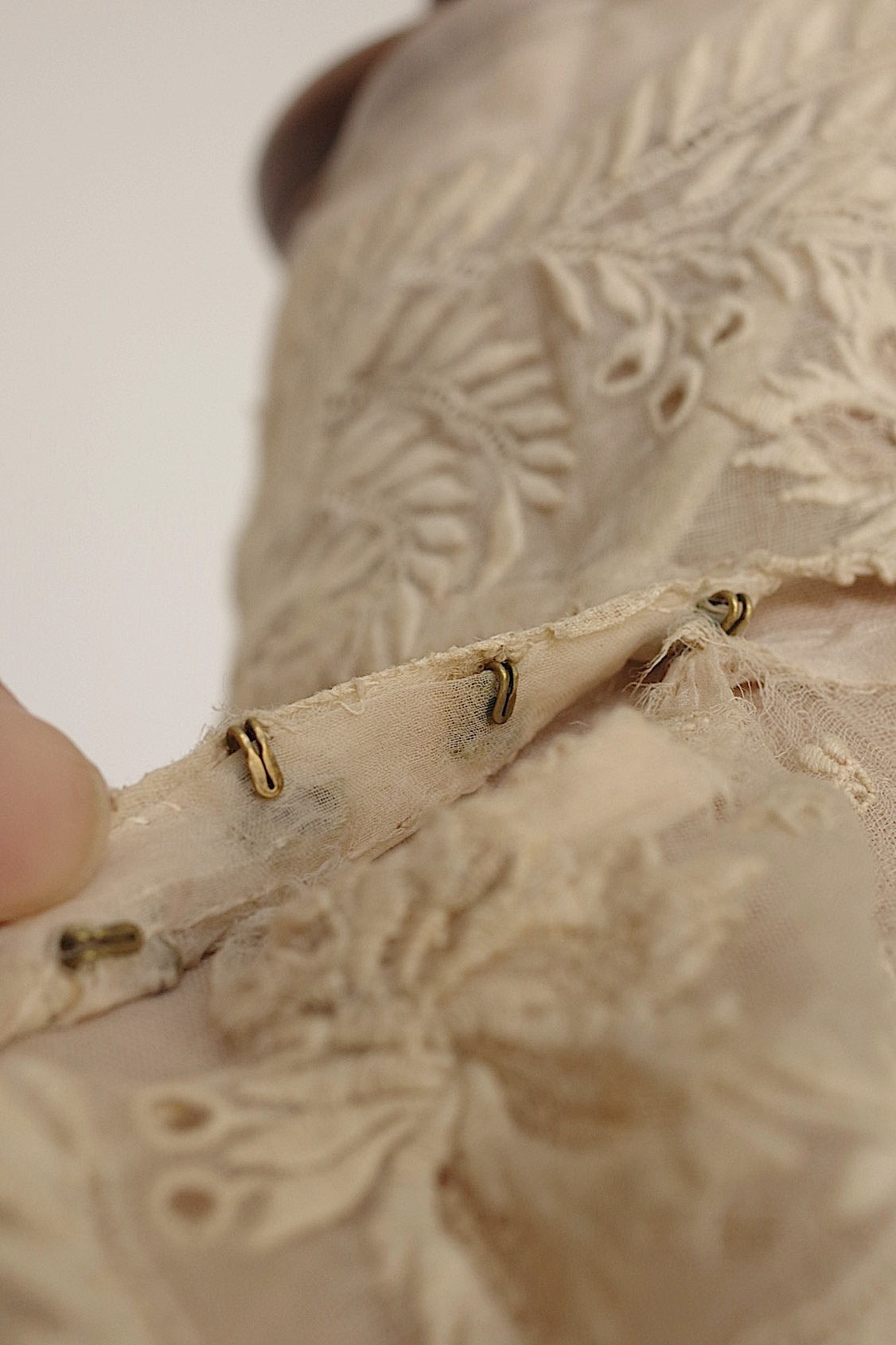アンティークレース　dentelle antique アンティークレース　刺繍ケープ .FR a l'epoque