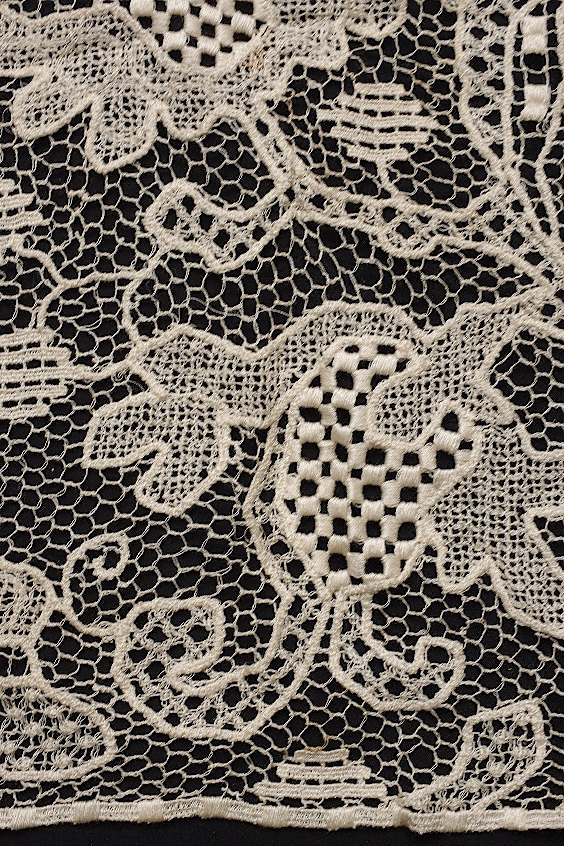 アンティークレース　dentelle antique アンティークレース　回収品　レース生地 .FR a l'epoque