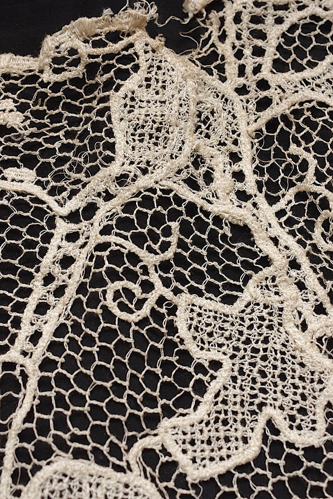 アンティークレース　dentelle antique アンティークレース　回収品　レース生地 .FR a l'epoque