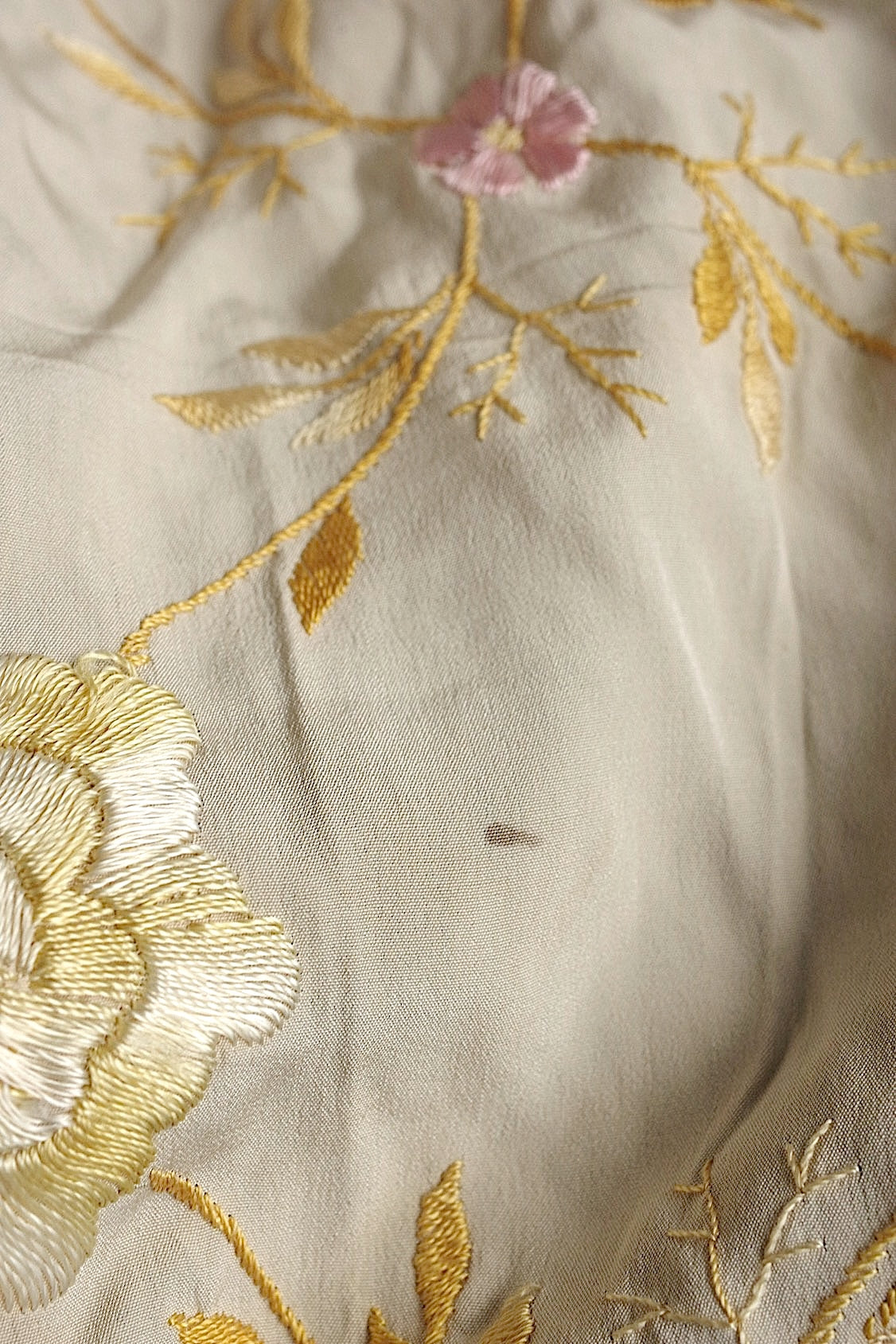 アンティークショール　châle antique アンティーク刺繍　ショール1 .FR a l'epoque