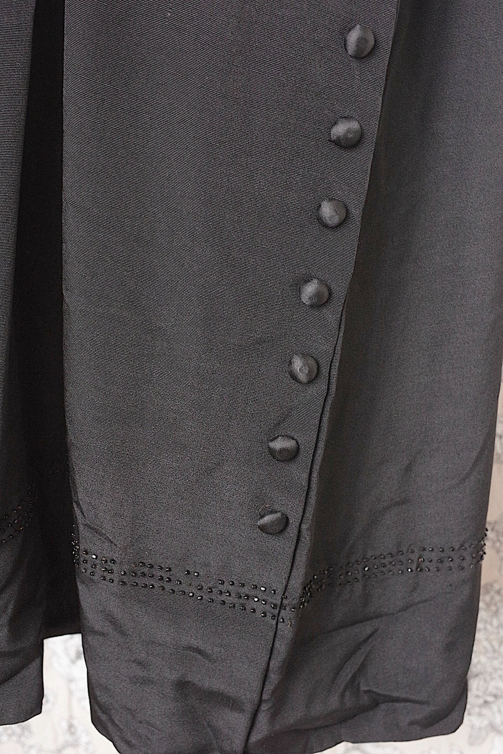 アンティーク古着　vêtement antique アンティークワンピース　くろ .FR a l'epoque