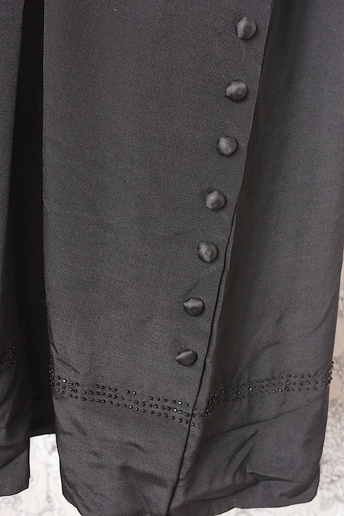 アンティーク古着　vêtement antique アンティークワンピース　くろ .FR a l'epoque