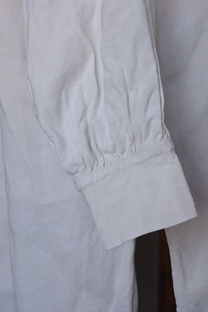 アンティーク古着　vêtement antique アンティークリネンシャツ　グランパ .FR a l'epoque