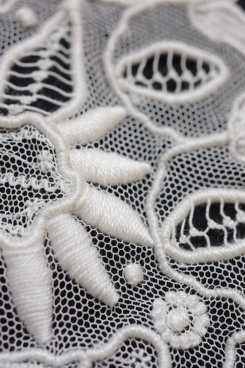 アンティークレース　dentelle antique アンティークレース 刺繍　襟lot .FR a l'epoque