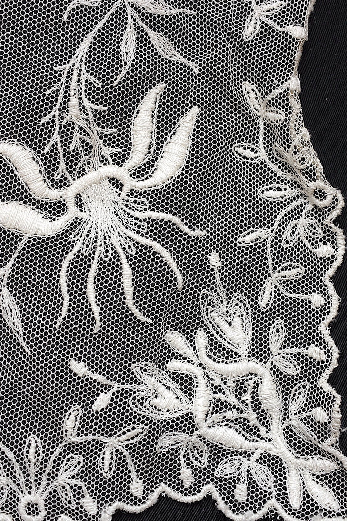 アンティークレース　dentelle antique アンティークレース 刺繍　襟lot .FR a l'epoque