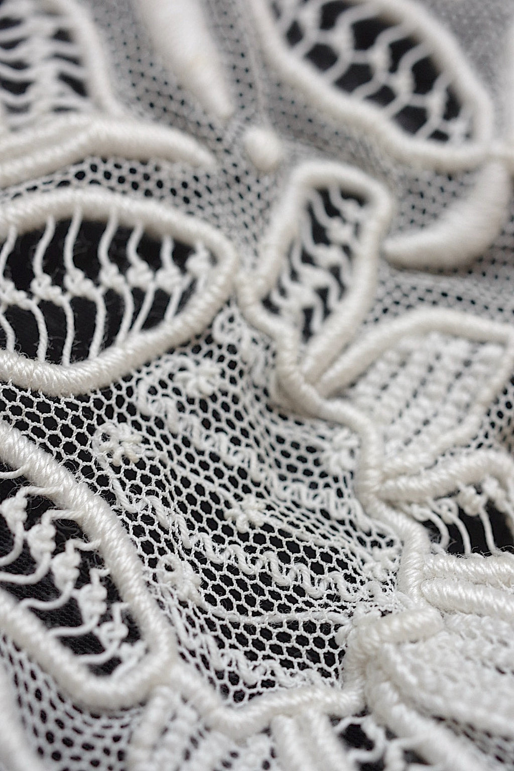 アンティークレース　dentelle antique アンティークレース 刺繍　襟lot .FR a l'epoque