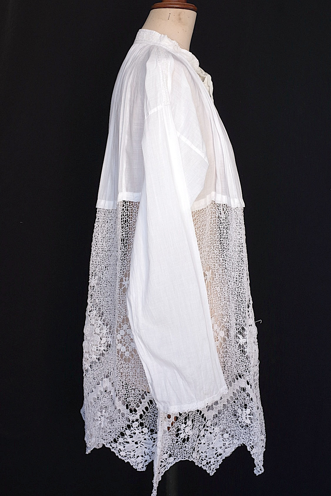 アンティーク古着　vêtement antique アンティーク教会チュニック　surplis2 .FR a l'epoque