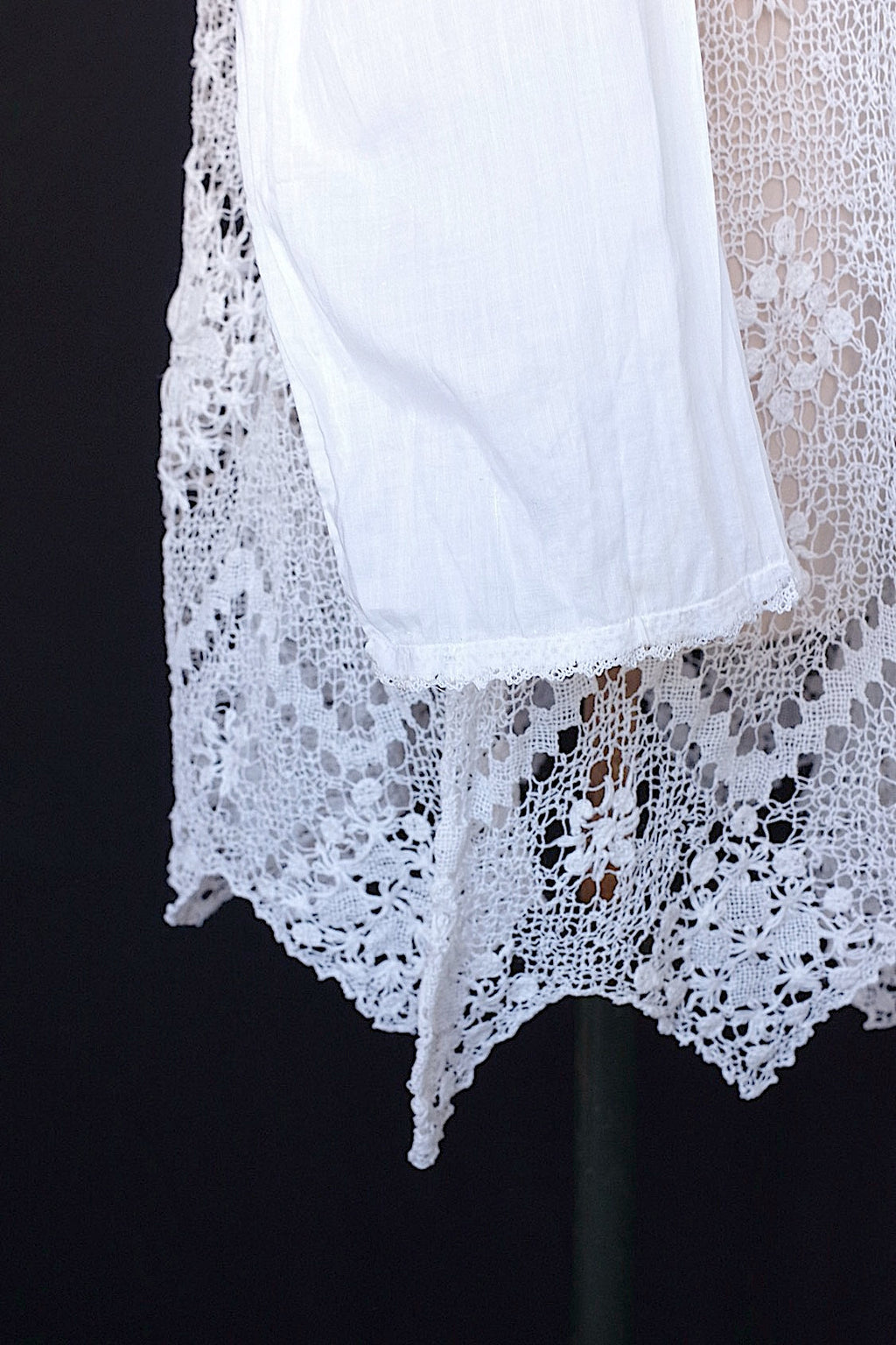 アンティーク古着　vêtement antique アンティーク教会チュニック　surplis2 .FR a l'epoque