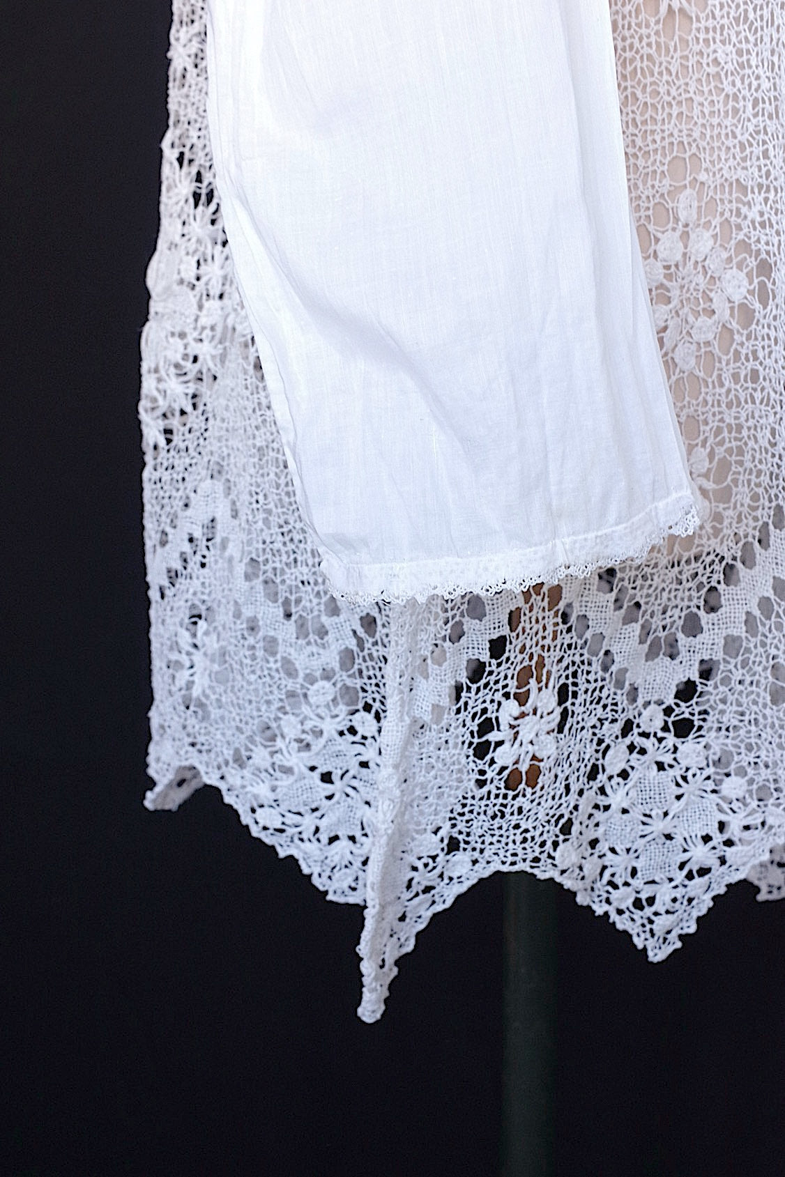 アンティーク古着　vêtement antique アンティーク教会チュニック　surplis2 .FR a l'epoque