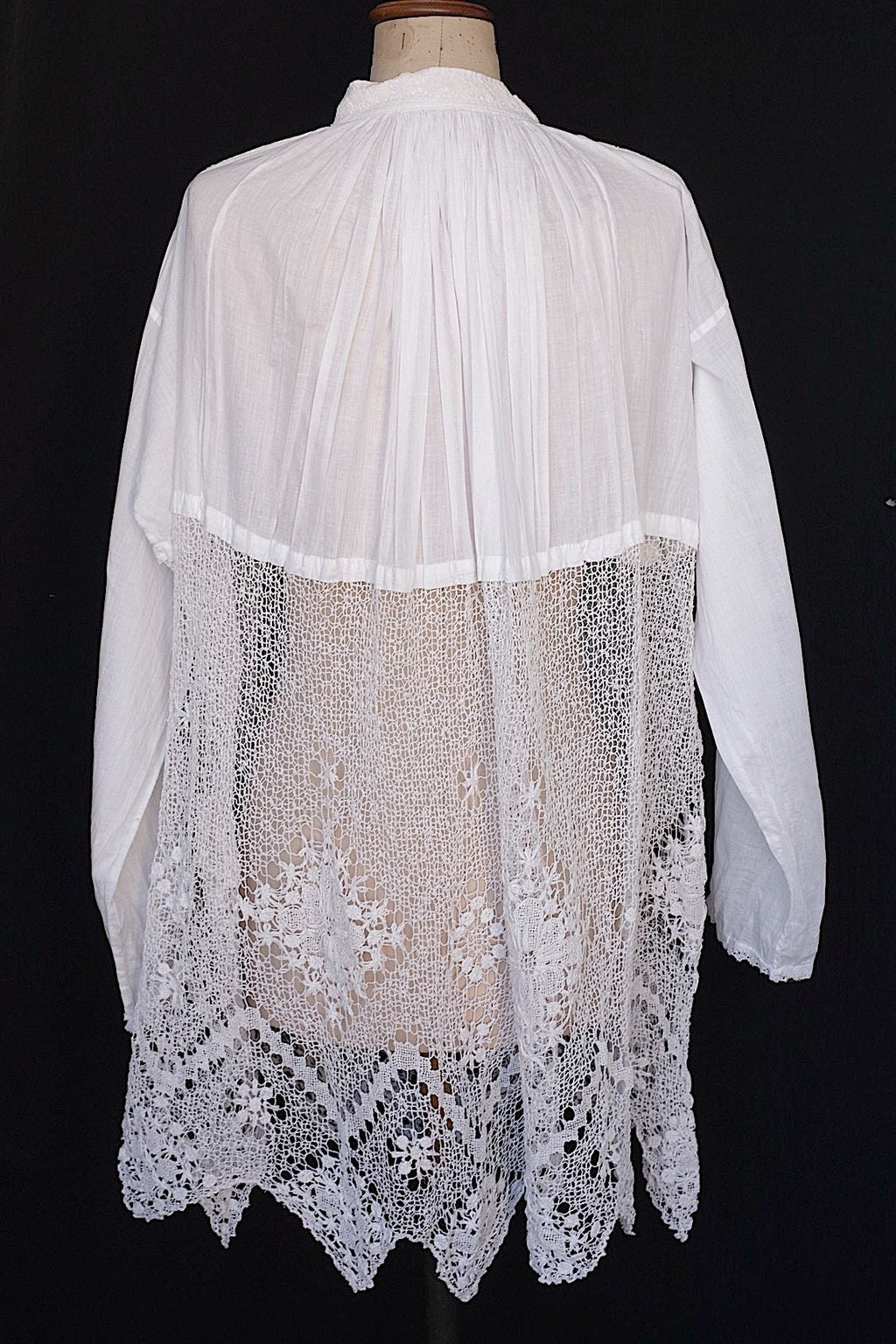 アンティーク古着　vêtement antique アンティーク教会チュニック　surplis2 .FR a l'epoque