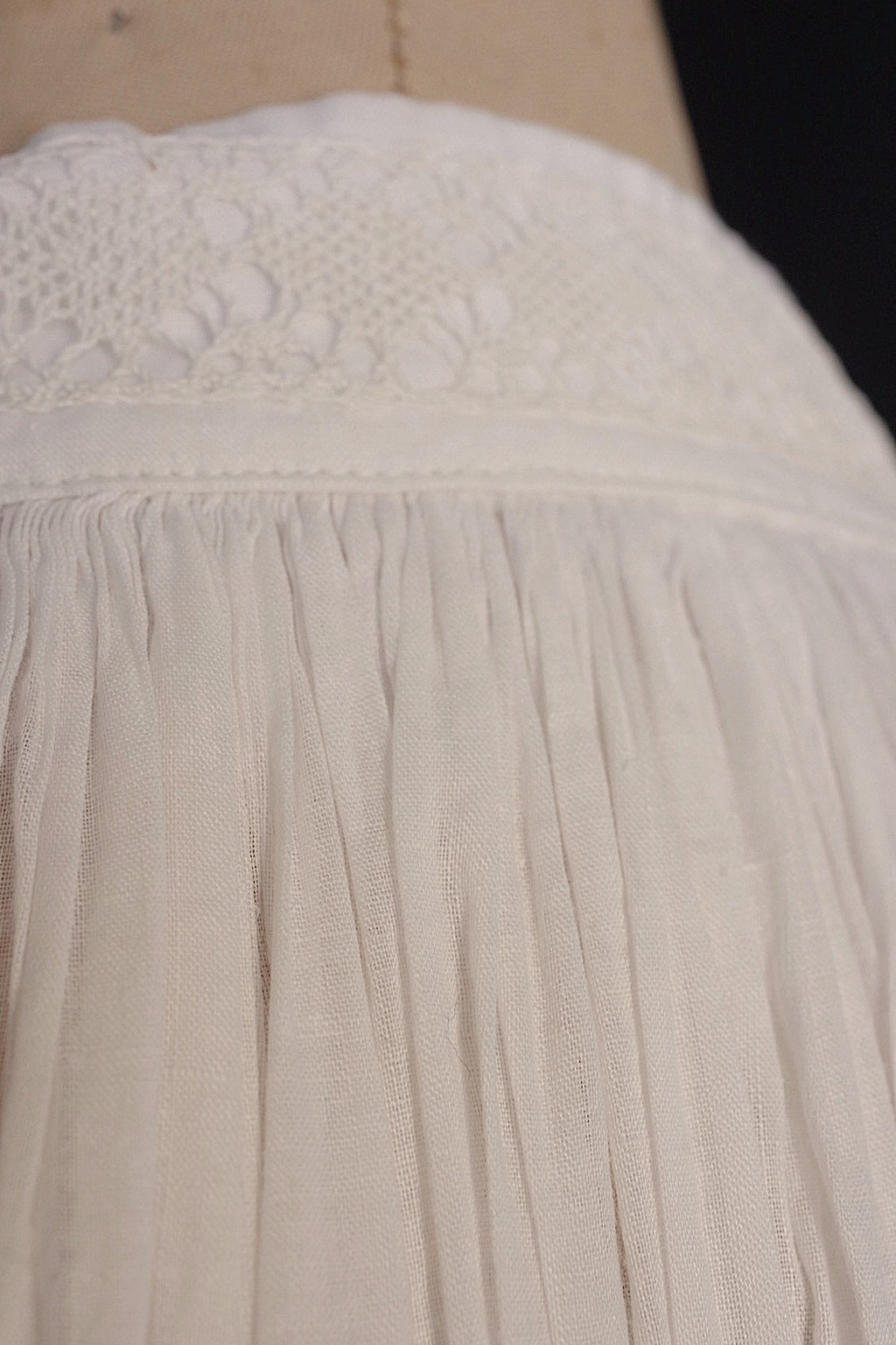 アンティーク古着　vêtement antique アンティーク教会チュニック　surplis2 .FR a l'epoque