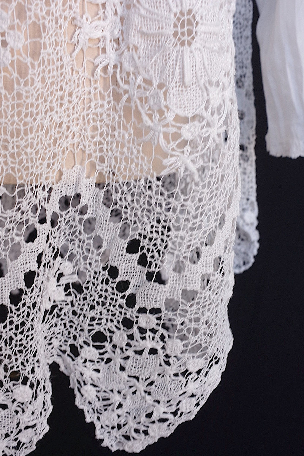 アンティーク古着　vêtement antique アンティーク教会チュニック　surplis2 .FR a l'epoque