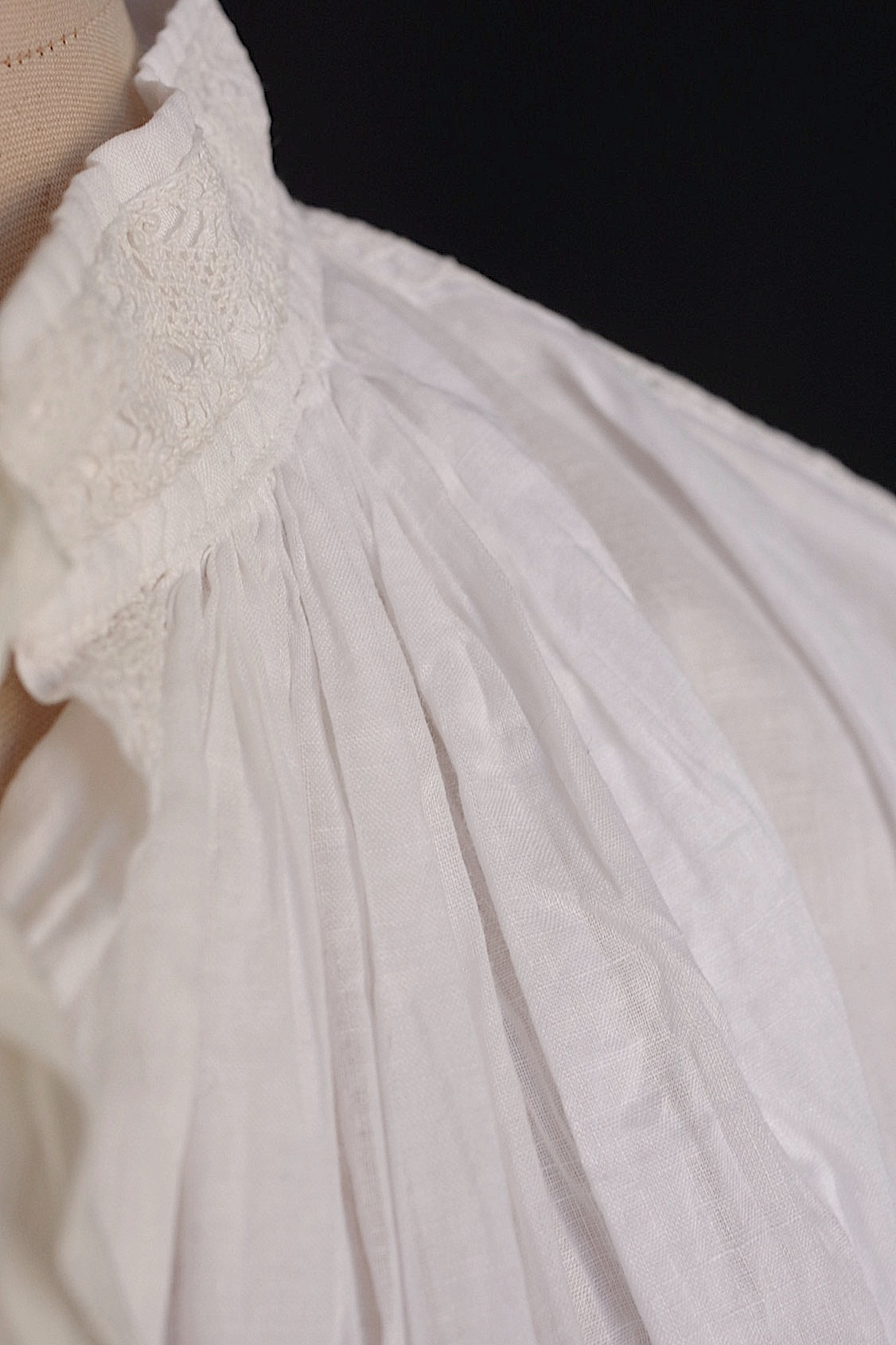アンティーク古着　vêtement antique アンティーク教会チュニック　surplis2 .FR a l'epoque