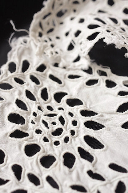 アンティークレース　dentelle antique アンティーク刺繍　ハギレ1 .FR a l'epoque