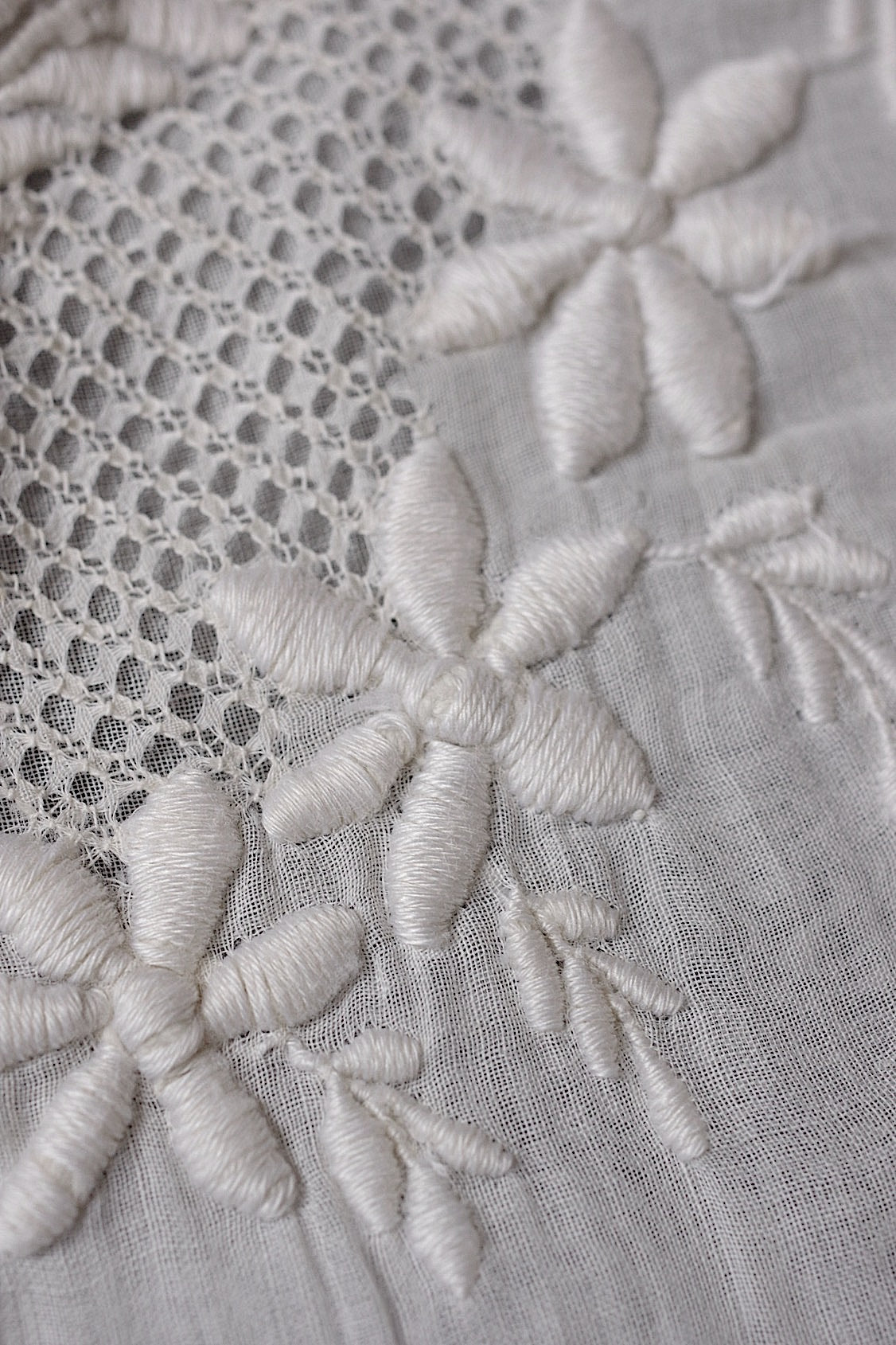 アンティークレース　dentelle antique アンティーク刺繍　クロス .FR a l'epoque