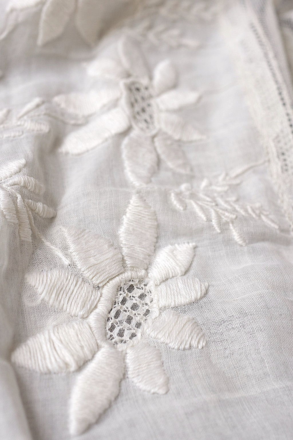 アンティークレース　dentelle antique アンティーク刺繍　クロス .FR a l'epoque