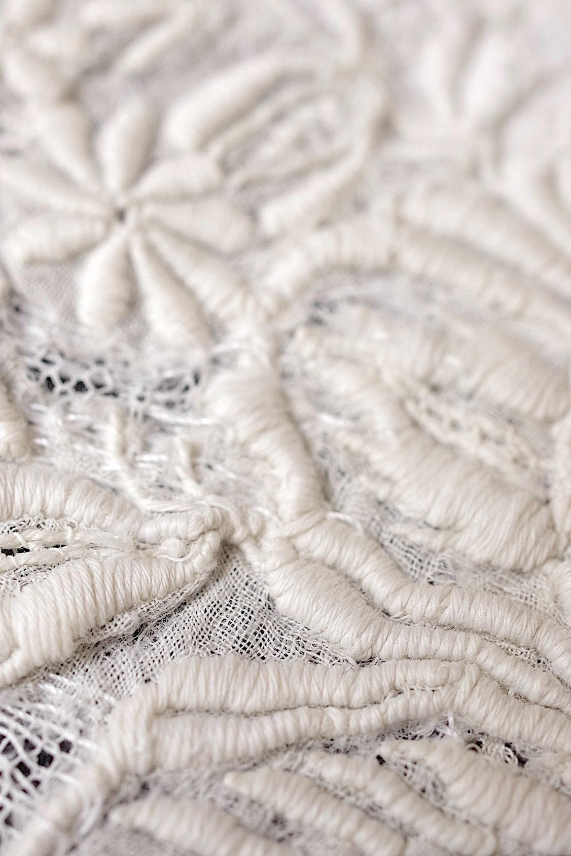 アンティークレース　dentelle antique アンティーク刺繍　３枚　3 .FR a l'epoque