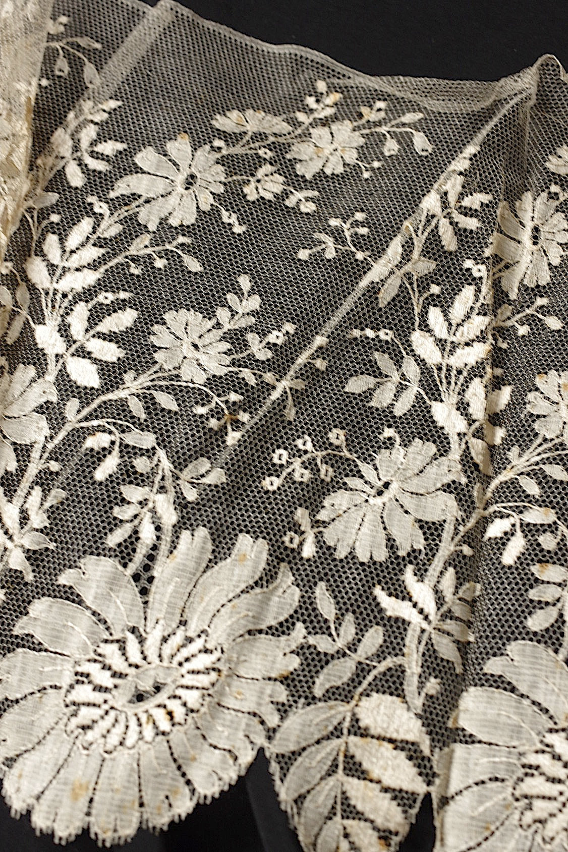 アンティークレース　dentelle antique アンティークレース　265cm .FR a l'epoque
