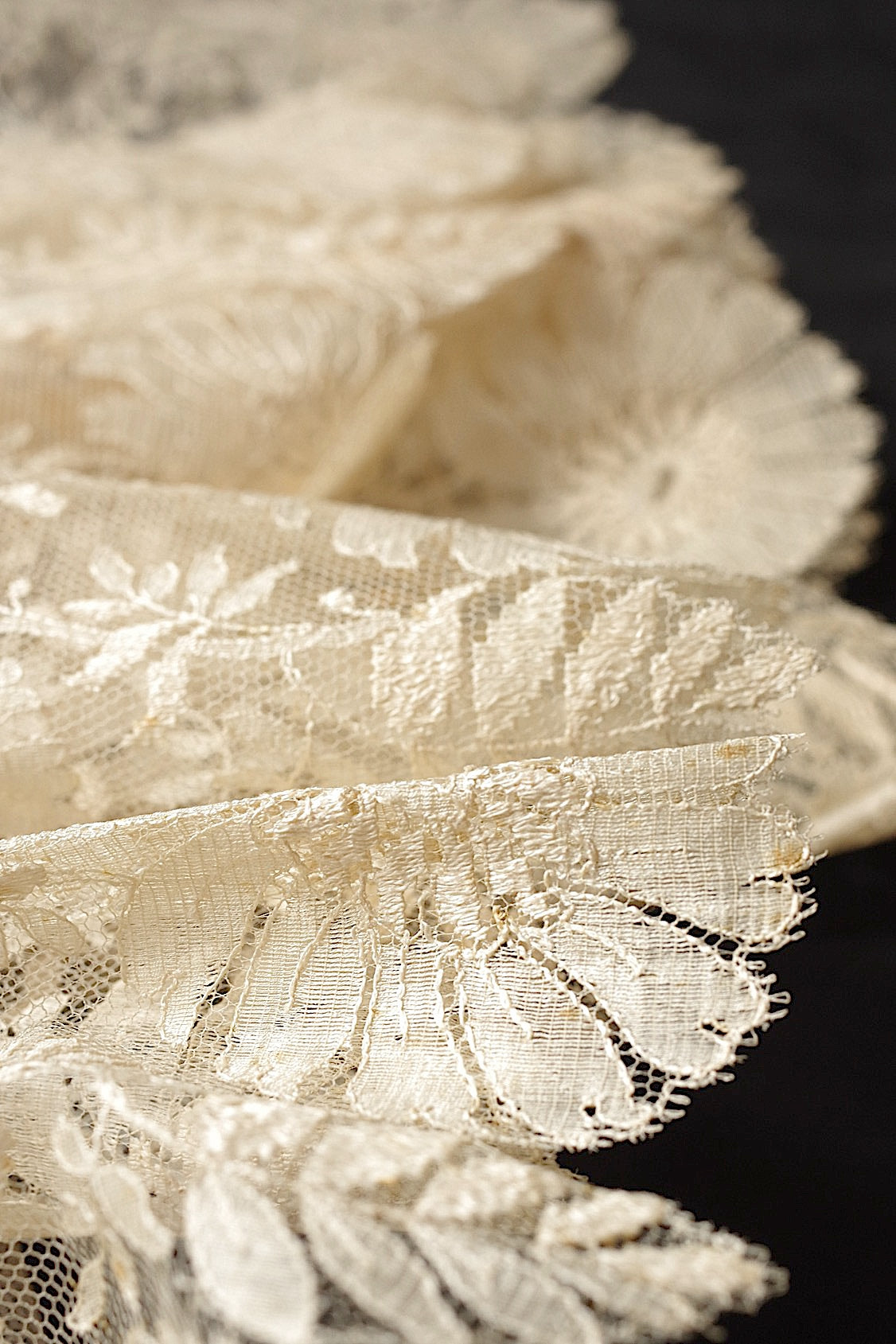 アンティークレース　dentelle antique アンティークレース　265cm .FR a l'epoque