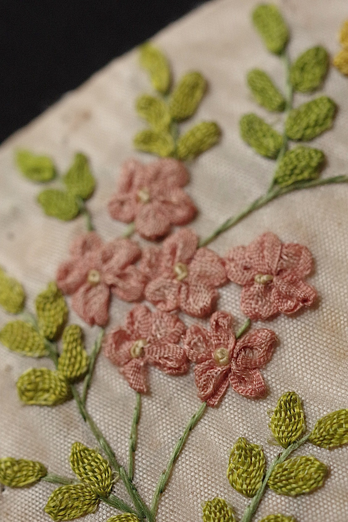 アンティークレース　dentelle antique アンティーク刺繍　パースpiece .FR a l'epoque