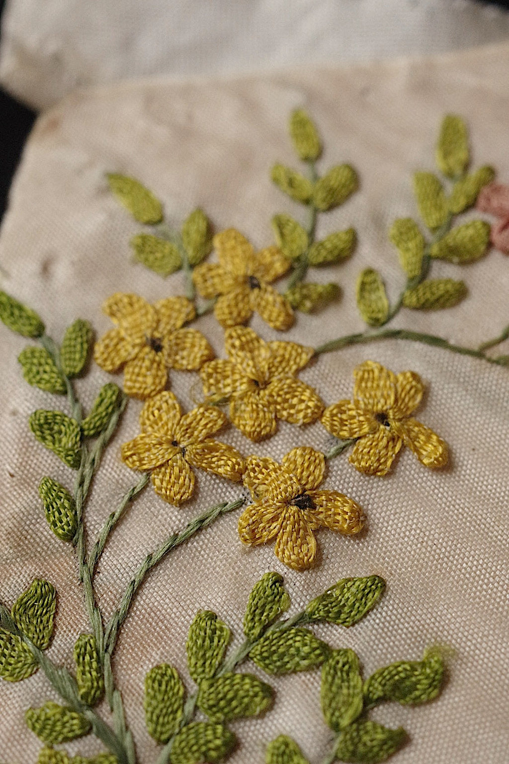 アンティークレース　dentelle antique アンティーク刺繍　パースpiece .FR a l'epoque