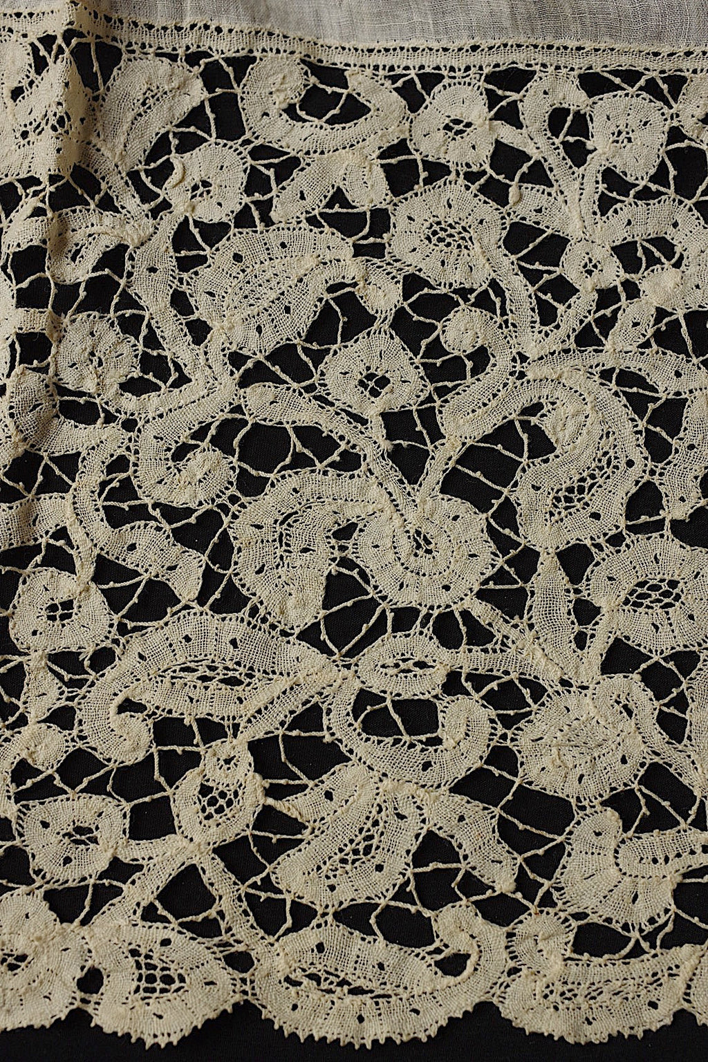 アンティークレース　dentelle antique アンティークレース　116cm .FR a l'epoque