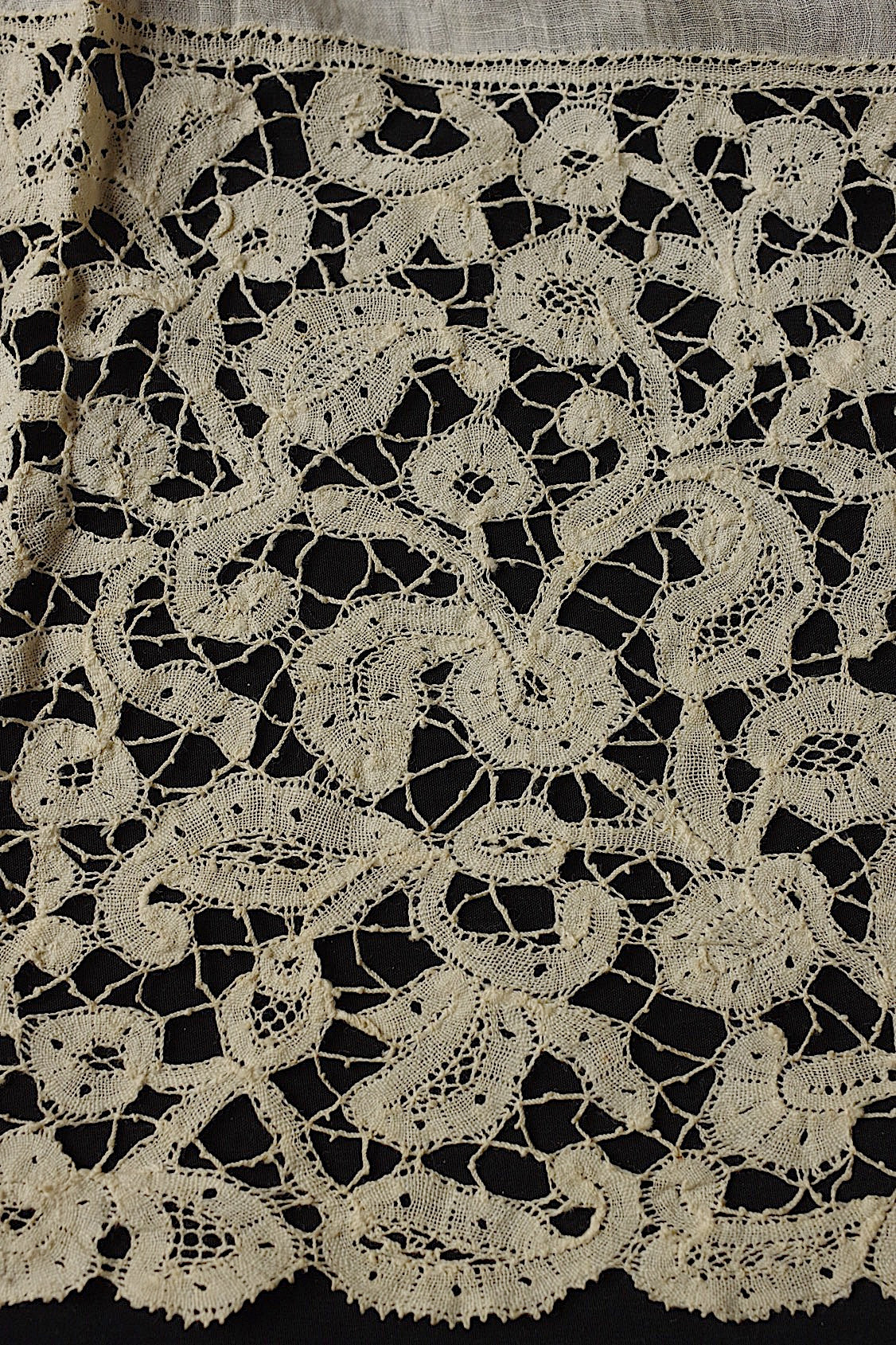 アンティークレース　dentelle antique アンティークレース　116cm .FR a l'epoque