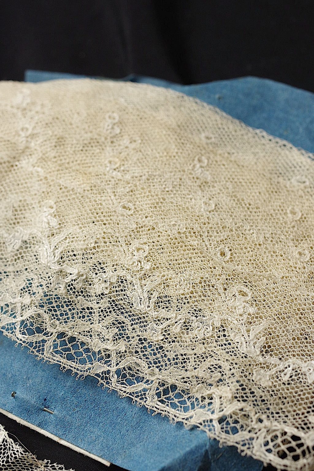 アンティークレース　dentelle antique アンティークレース　170cm 124cm 95cm .FR a l'epoque