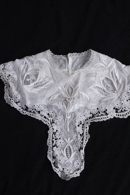 アンティークレース　dentelle antique アンティークレース　襟1 .FR a l'epoque