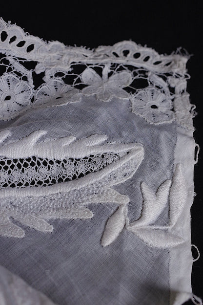 アンティークレース　dentelle antique アンティークレース　襟1 .FR a l'epoque