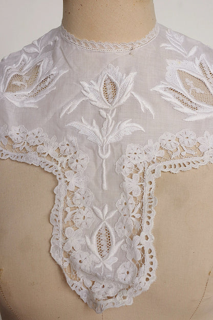 アンティークレース　dentelle antique アンティークレース　襟1 .FR a l'epoque