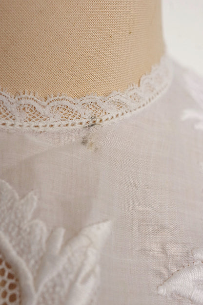 アンティークレース　dentelle antique アンティークレース　襟1 .FR a l'epoque