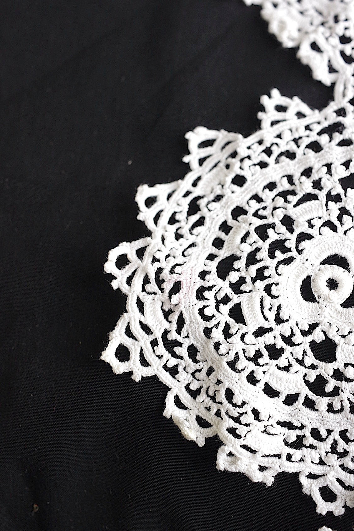 アンティークレース　dentelle antique アンティークレース　襟2 .FR a l'epoque