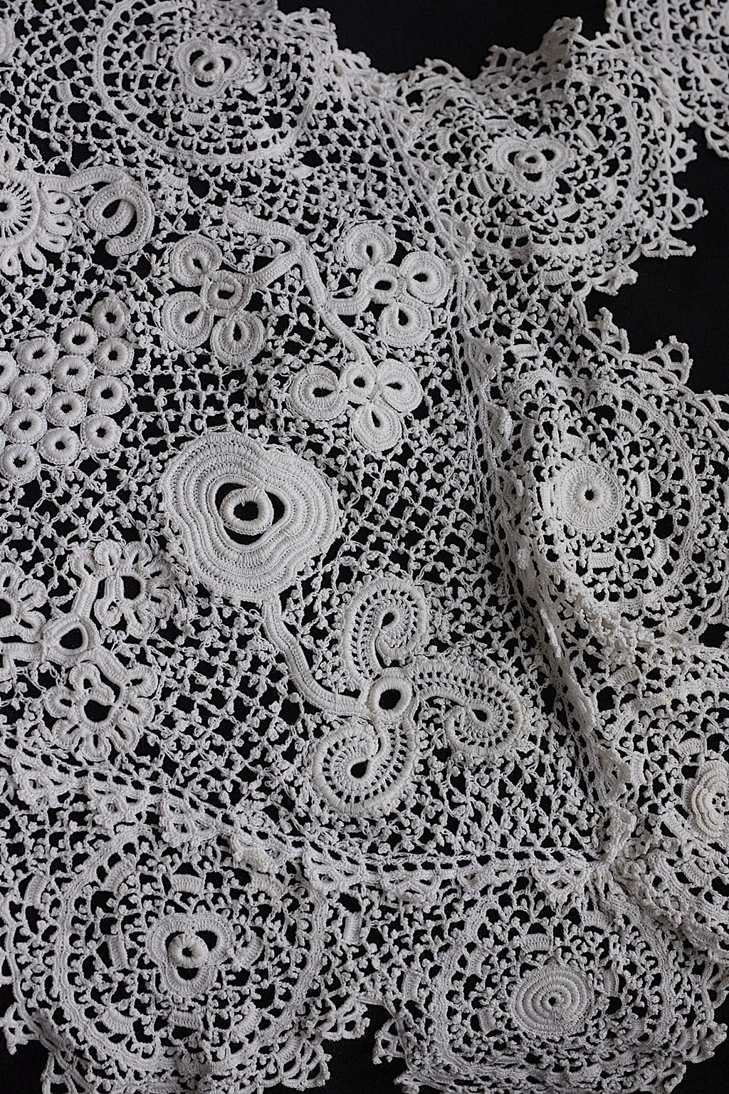 アンティークレース　dentelle antique アンティークレース　襟2 .FR a l'epoque
