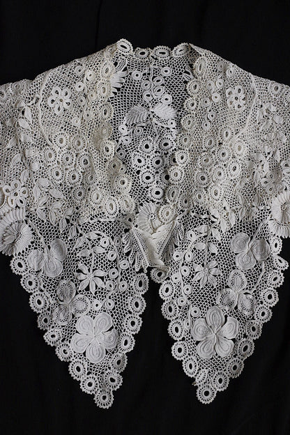 アンティークレース　dentelle antique アンティークレース　襟4 .FR a l'epoque