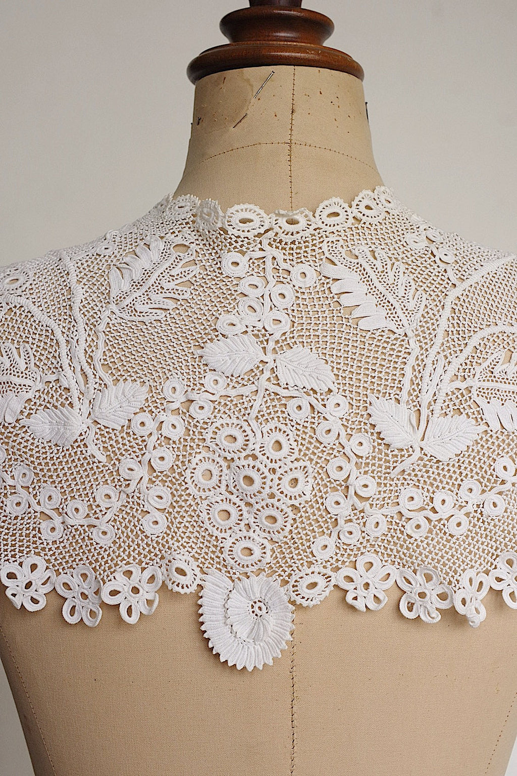 アンティークレース　dentelle antique アンティークレース　襟4 .FR a l'epoque