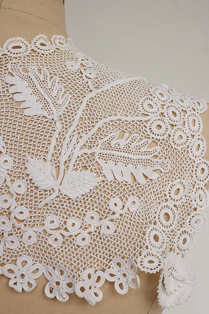 アンティークレース　dentelle antique アンティークレース　襟4 .FR a l'epoque