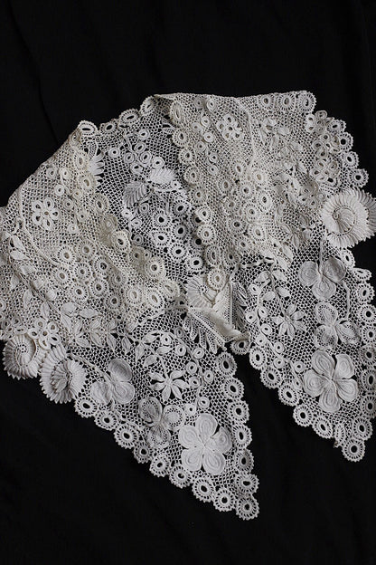 アンティークレース　dentelle antique アンティークレース　襟4 .FR a l'epoque